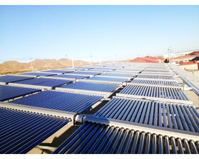 包頭卜漢圖村太陽能采暖、熱水工程